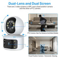 Dual Lens Security Camera V380 Pro Smart Home 4MP Auto Tracking Wireless WIFI IP Camera