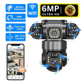 V380 PRO Three Lens WiFi IP Camera HD 2MP+2MP+2MP Outdoor Waterproof Two Way Intercom Full Color Night Vision PTZ CCTV Security Camera